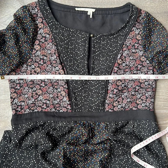 Anthropologie Floreat Country Side Mixed Print Prairie Maxi Dress - Picture 10 of 12